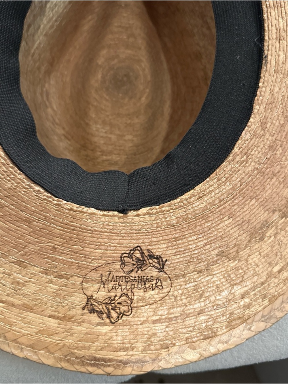 Woman’s handmade artesian Brown Straw Hat - Classic Summer Style